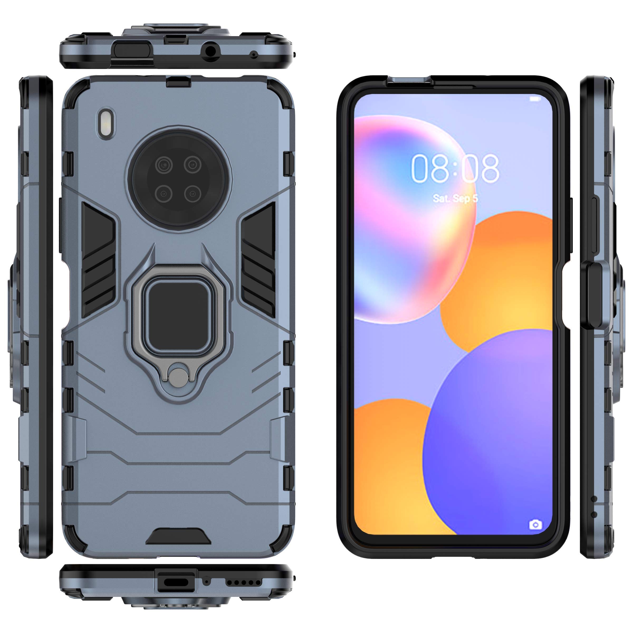 Kukoufey Case for Huawei Y9A Case Cover,Bracket