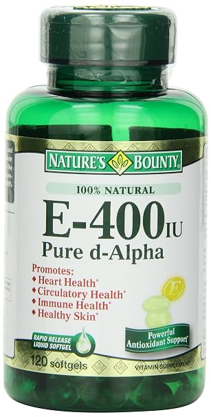Nature's bounty vitamin E 700 Natural d-alpha - Soft Gel (074312005213)