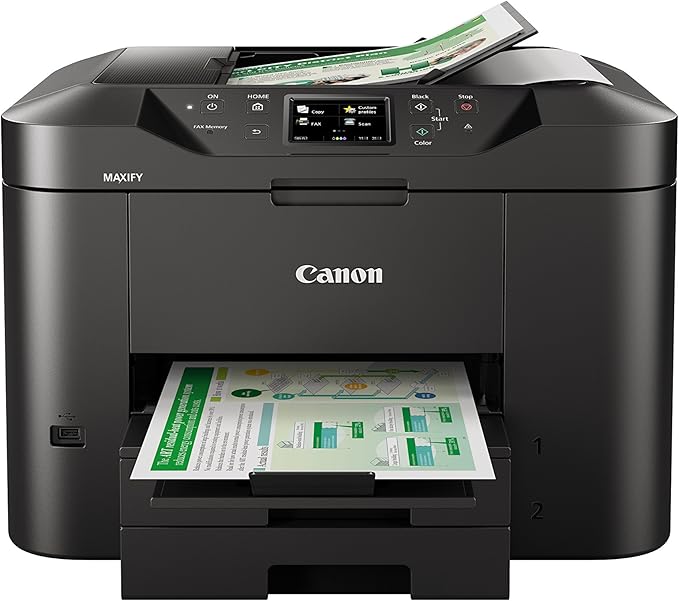 Canon MAXIFY MB2720 Wireless Color Printer with Scanner, Copier & Fax