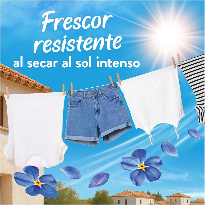Amaciador de ar fresco para roupa Frescura alpina 76 lavagem, 1,064L, frescura resistente à secagem em ambientes húmidos ou sol intenso