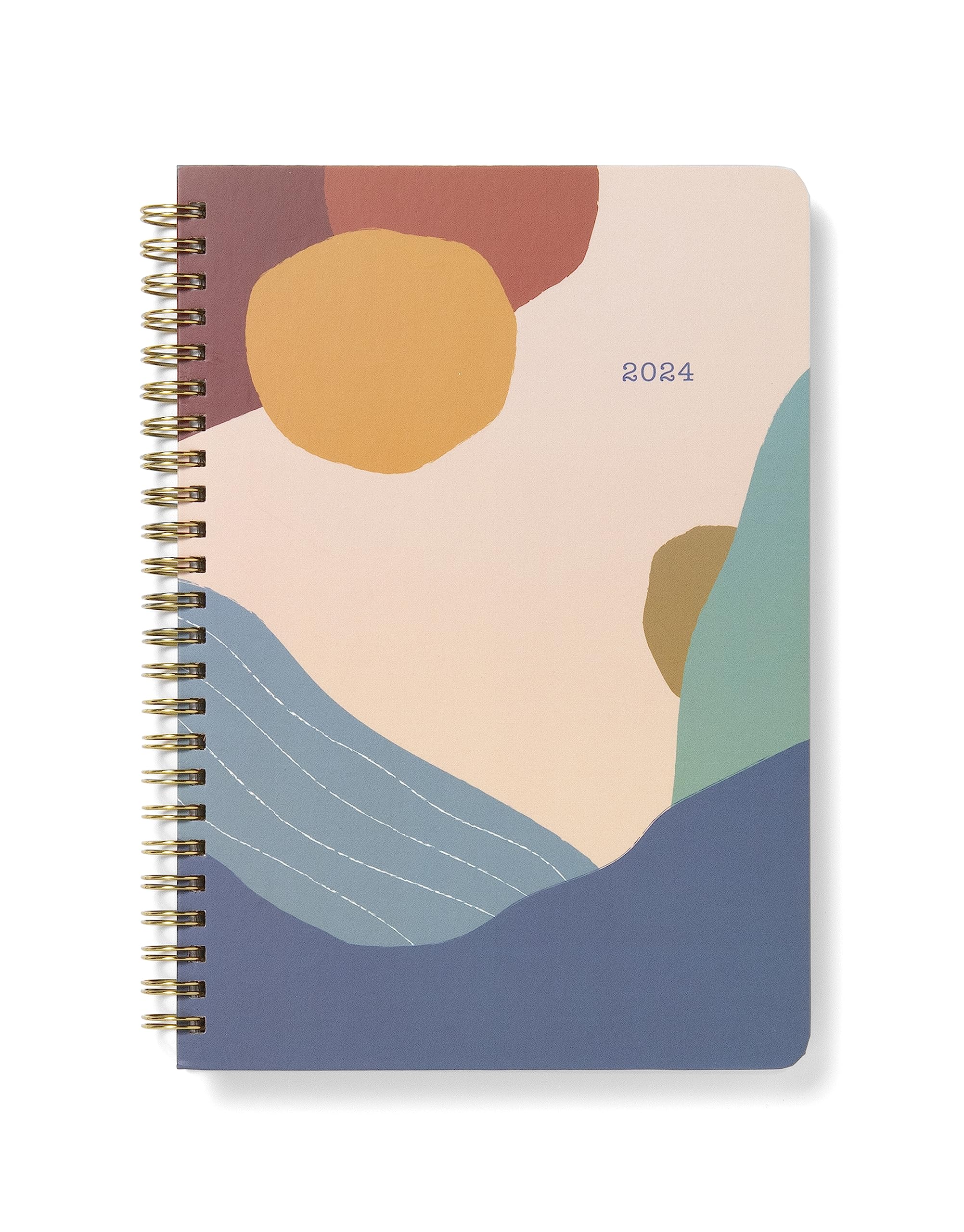Letts Earth A5 Week to view 2024 diary - sunset
