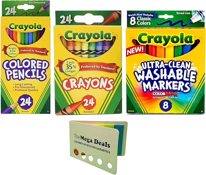 Amazon Crayola Crayons 24 Count 2 Packs crayons Colored 