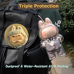 EAVAN 2Pcs Protective Case for LABUBU The Monsters