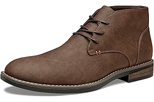 Jousen Men's Chukka Boots Lace Up Desert Ankle Boots Classic Causal Dress Boots for Men
