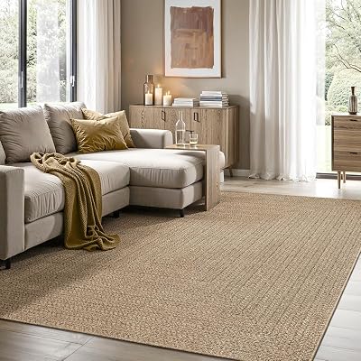 the carpet Kansas Indoor Outdoor Rug Natural Jute Look 80 x 150 cm