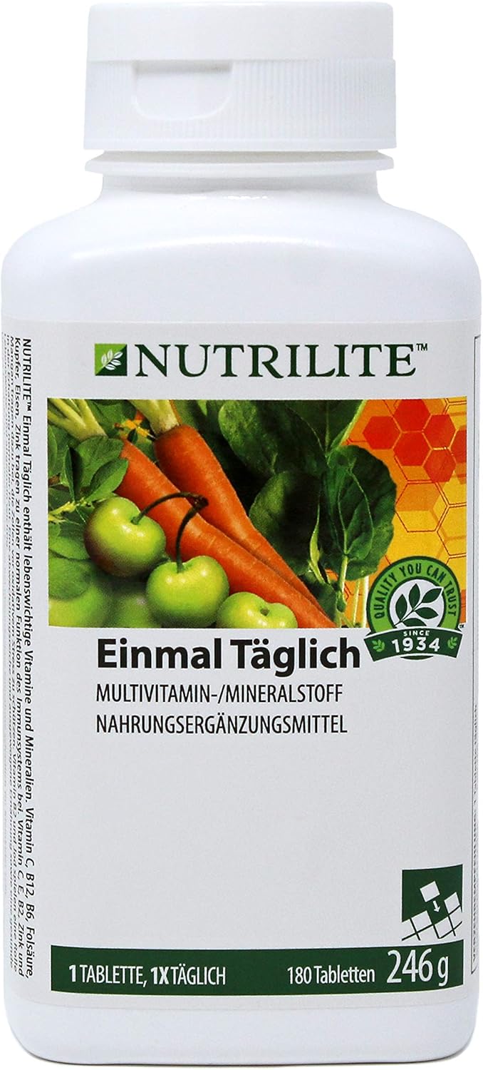 Einmal Täglich Großpackung NUTRILITE™ - 180 Tabletten / 246 g - Amway - (Art.-Nr.: 5718)