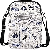 ENSIANTH Poem Inspired Messenger Bag We Love Rainy Day Crossbody Bag Morally Grey Book Club Gift Dark Romance Bookish Gift (rainy CB)