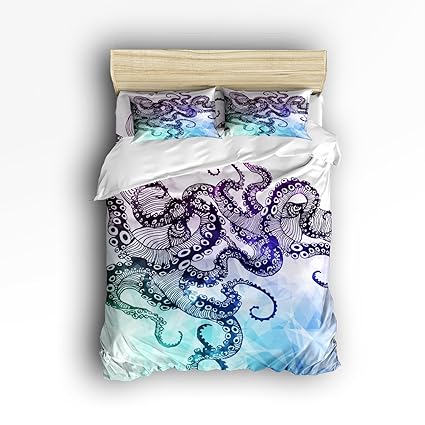 Amazon Com Hipster Octopus Kraken Custom Ocean Art Print Home