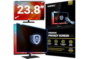 VINTEZ 23.8 Inch 16:9 Computer Privacy Screen Filter for Widescreen Monitor and Laptop - Anti-Glare - Anti-Scratch Protector Film - Data Confidentiality Shield [1 Pack]