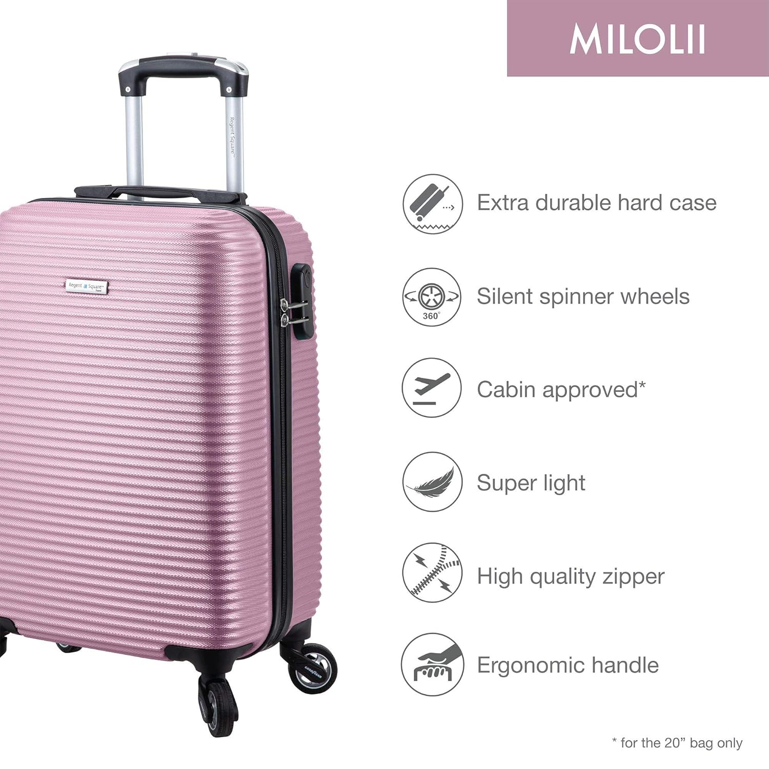 square hard case luggage