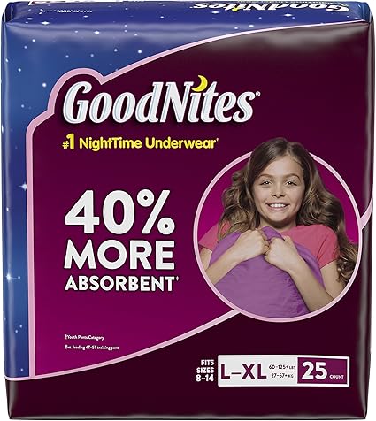 huggies goodnites xl