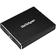 StarTech.com Dual-Slot Hard Drive Enclosure for M.2 SATA SSDs - USB 3.1 (10Gbps) - Aluminum - M.2 to SATA - Raid Drive Enclosure, TAA (SM22BU31C3R)
