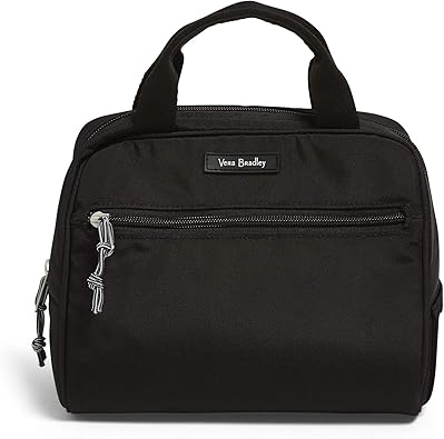 vera bradley black lunch bag
