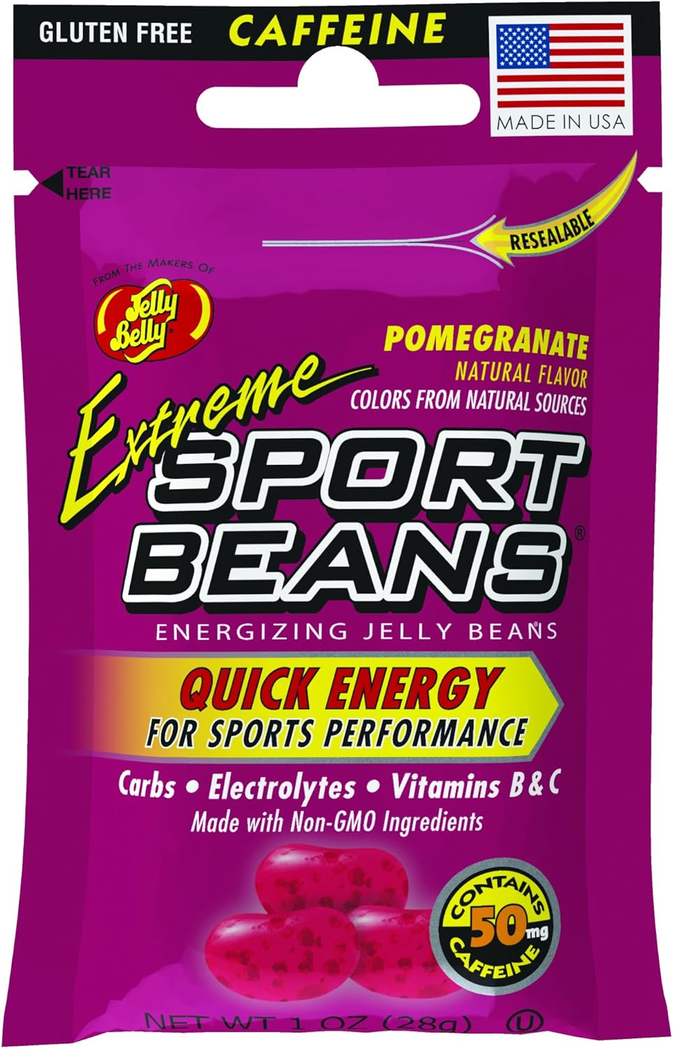 Jelly Belly Extreme Sport Beans Caffeinated Energizing