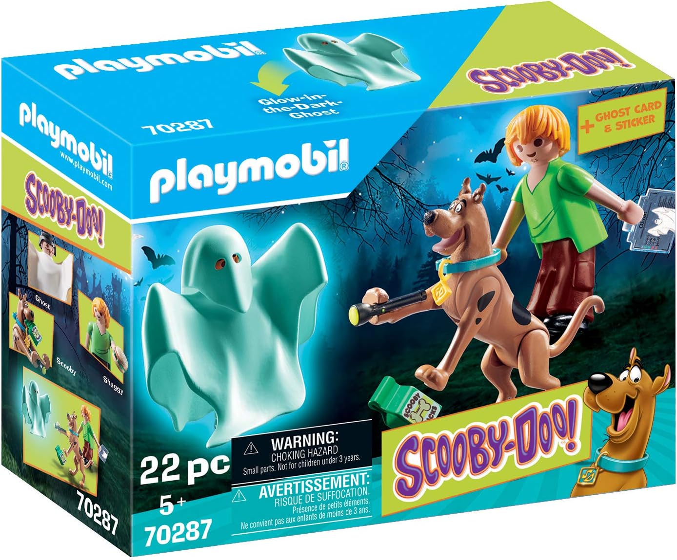 Playmobil 70287 SCOOBYDOO!© Scooby and Shaggy with Ghost Toy Amazon