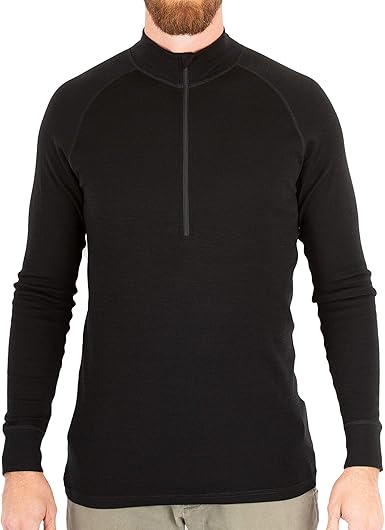 mens half zip baselayer