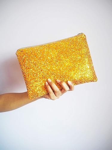 burnt orange clutch