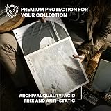 BIG FUDGE Premium 12 Inch Inner Sleeves 50 Pack Archival Rice Paper Anti Static view 2