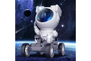 ECOHDT Astronaut Star Galaxy Projector Light 2.0, 8 HD Nebula Effects(17 Light Combinations), Space Buddy Projector Night Light for Bedroom