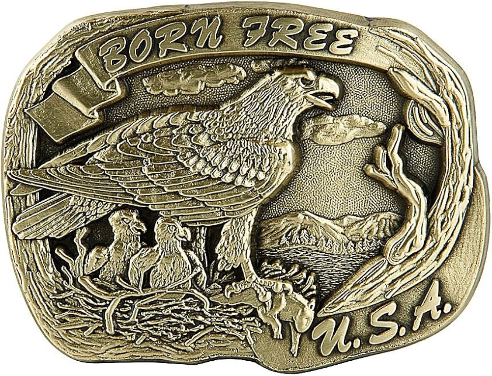 patriotic belt buckle