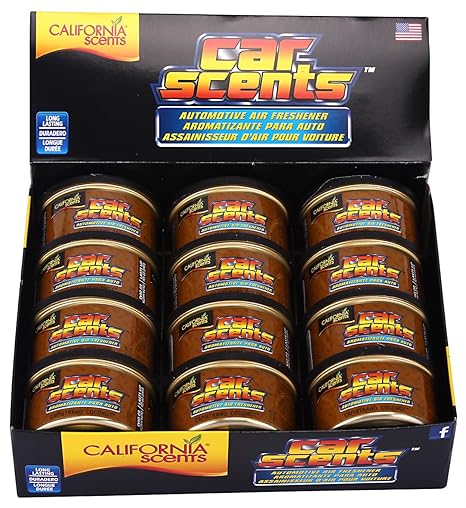 Original California Car Scents - 12er Set Dosen 'Capistrano Coconut' mit Deckel