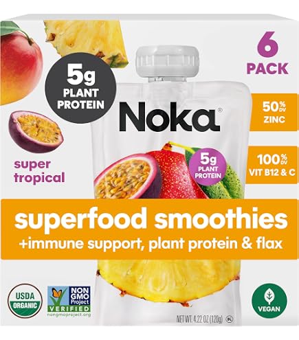 Amazon.com : Noka Superfood Fruit Smoothie Pouches, Sweet Potato