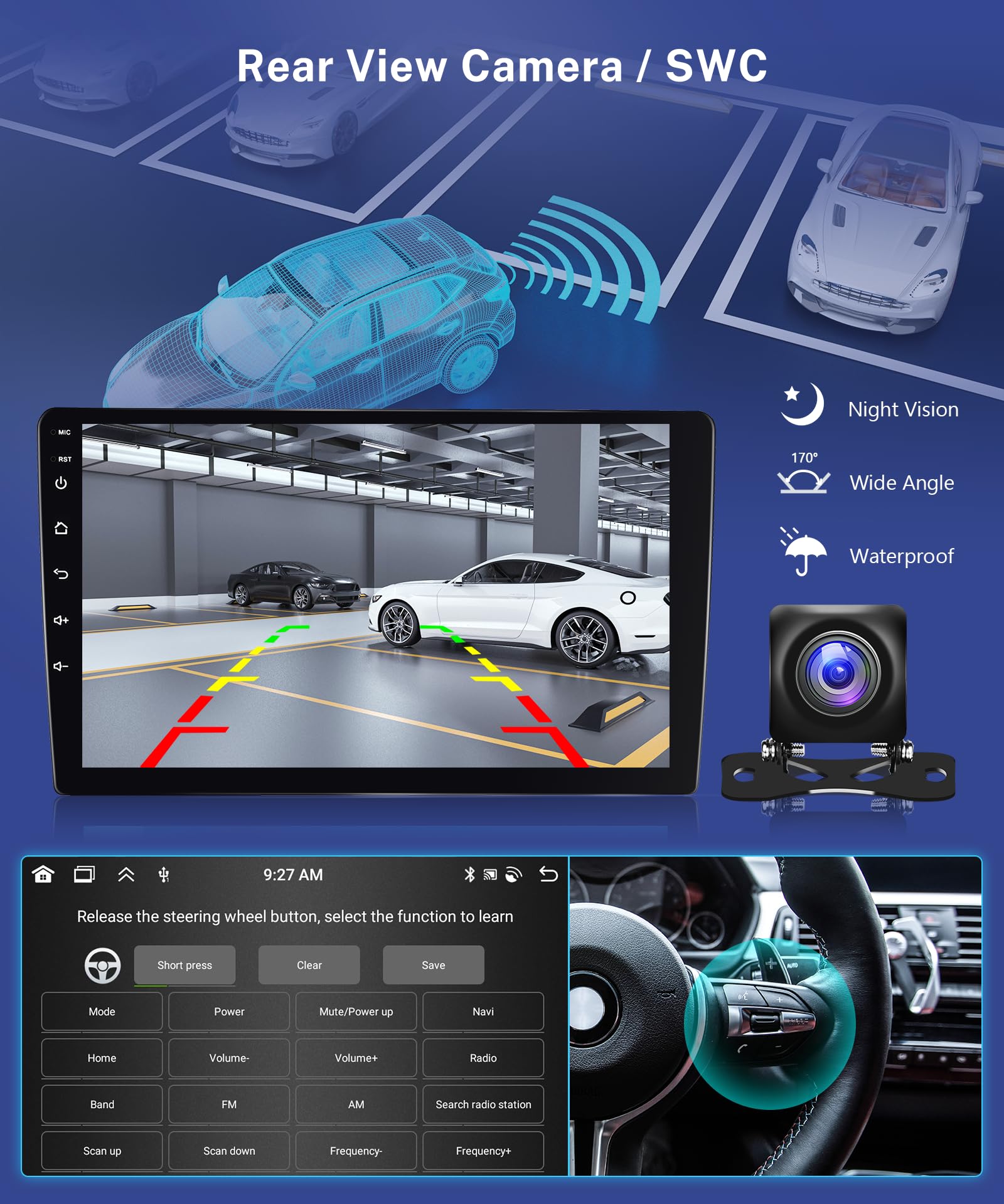 8-Core 6G+128G Car Radio for Toyota Camry 2006-2011 Support Canbus Original JBL navigation, Rimoody Android 13 Car Stereo Wireless Carplay Android Auto 9'' TouchScreen WiFi DSP BT/FM/RDS Backup Camera