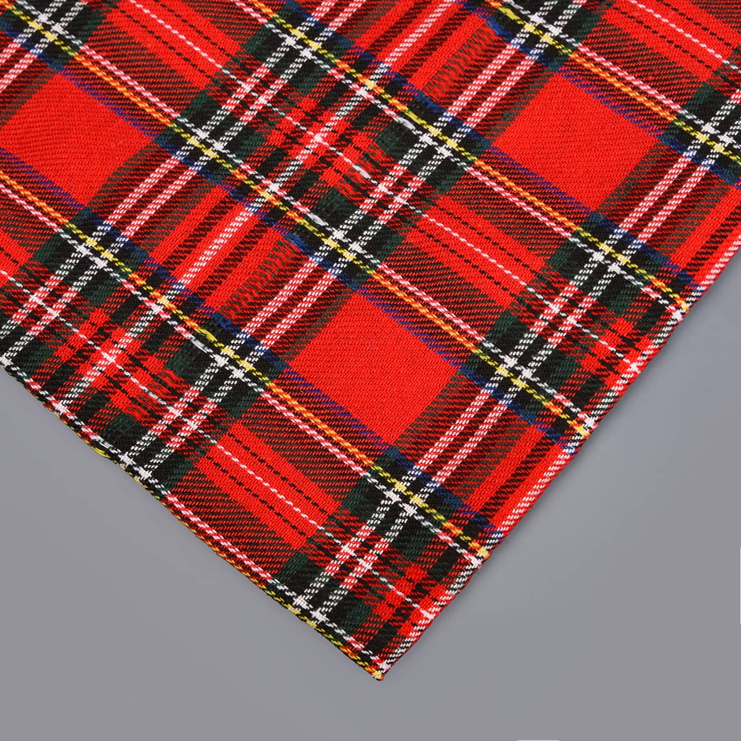 MFUOE 59 by 36Inch Tartan Craft Fabric Scottish Fashion Tartan Plaid Check Fabric