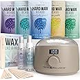 Tress Wellness Waxing Kit for Brazilian Wax - Easy to Use - For Sensitive Skin - Digital Display, Beige