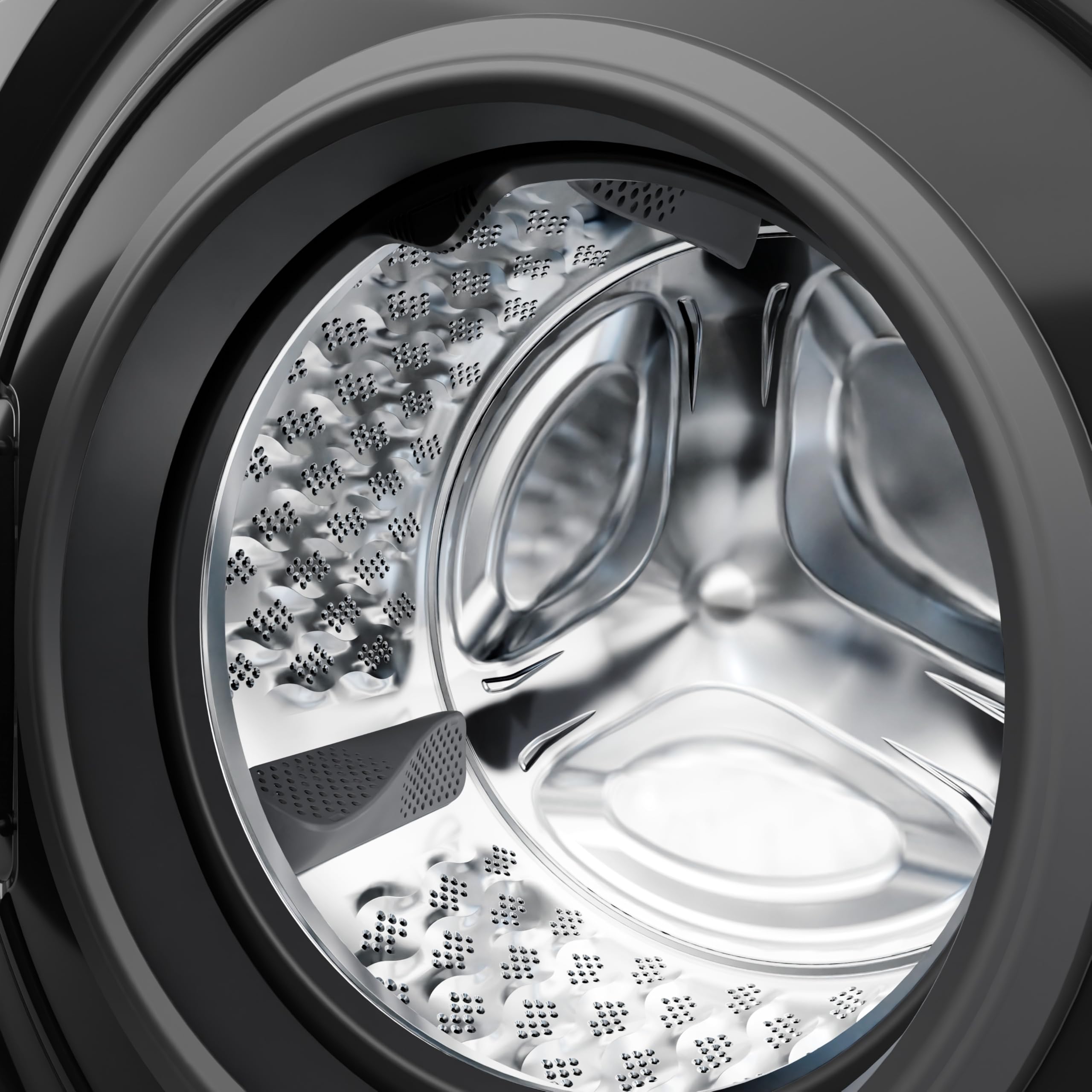 Gorenje W53G484A3P1B Waschmaschine mit Dampffunktion /8 KG /1400 U-Min/ConnectLife /15 Programme/UltraClean/AquaStop/SteamTech/30% besser als Energieeffizienzklasse A/Schwarz 9