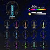 YuanDian RGB Light Up Headphone Stand 16 Colors LED Headset Holder for Gamers view 2