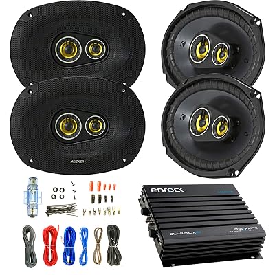Amp Combo: 4x Kicker CSC6934 900-Watt 