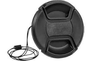 Fotodiox 67mm Inner-Pinch Lens Cap, with Cap Keeper (Black)