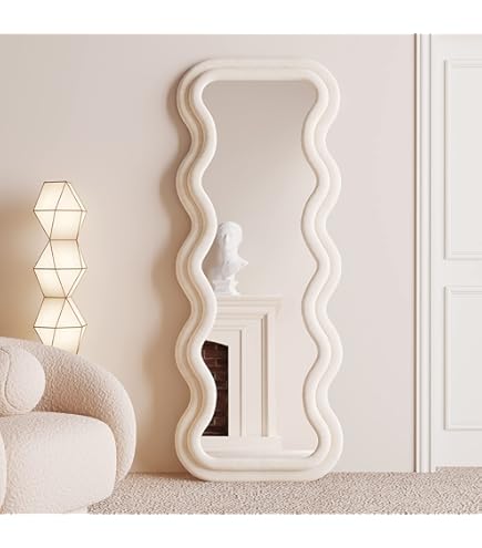 Amazon.com: BOJOY Full Length Wavy Arched Mirror, 63x24in