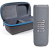 JBL Flip 6 (Gray) + Bundle with divvi! Protective Hardshell Case