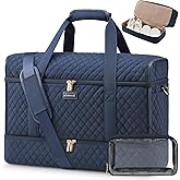 LOVEVOOK Large Travel Duffle Bag, Weekender Bags for Women With Shoe Compartment, Overnight Hospital Bag For Women Labor Delivery, Carry on Bag Personal Item Travel Bag, Yoga Gym Duffel Bag