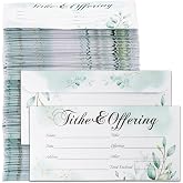 Tithes and Offering Envelopes for Church, 500 Count, 6.3 x 3.1 in | Moisture Seal Donation Envelope for Cash, Checks and Weekly Giving