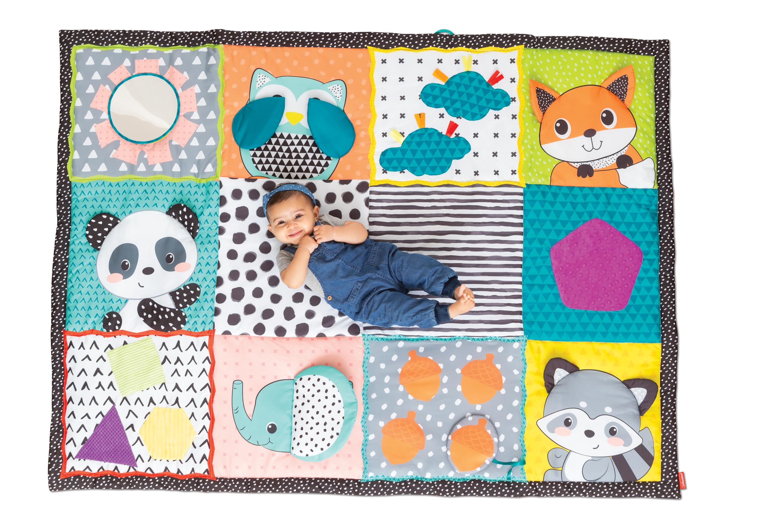 Infantino Fold & Go Giant Discovery Mat Big playmat for Babies and Toddlers