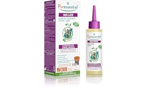 PURESSENTIEL - SOS Lice Complete Treatment Lotion + Comb - Eliminate lice, larvae and nits when used with combing - Precise t
