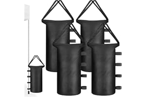 4 Pack Sand Bags for Weight, Heavy Duty Sandbags for Canopy Legs, 240 LBS Pop Up Tent Weights, Canopy Weight Bags for Gazebo,
