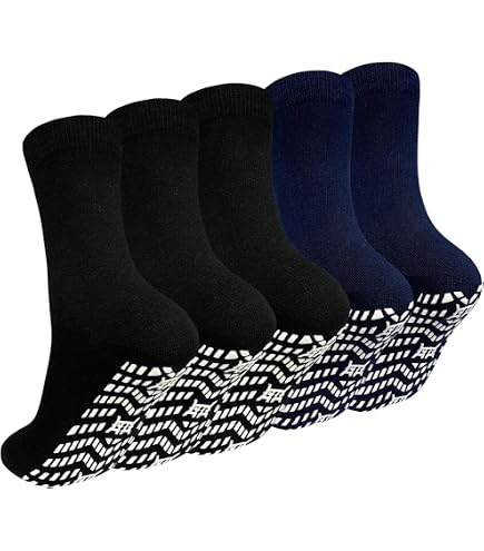 Posey Fall Management Socks, Non-Slip - Bellevue Healthcare