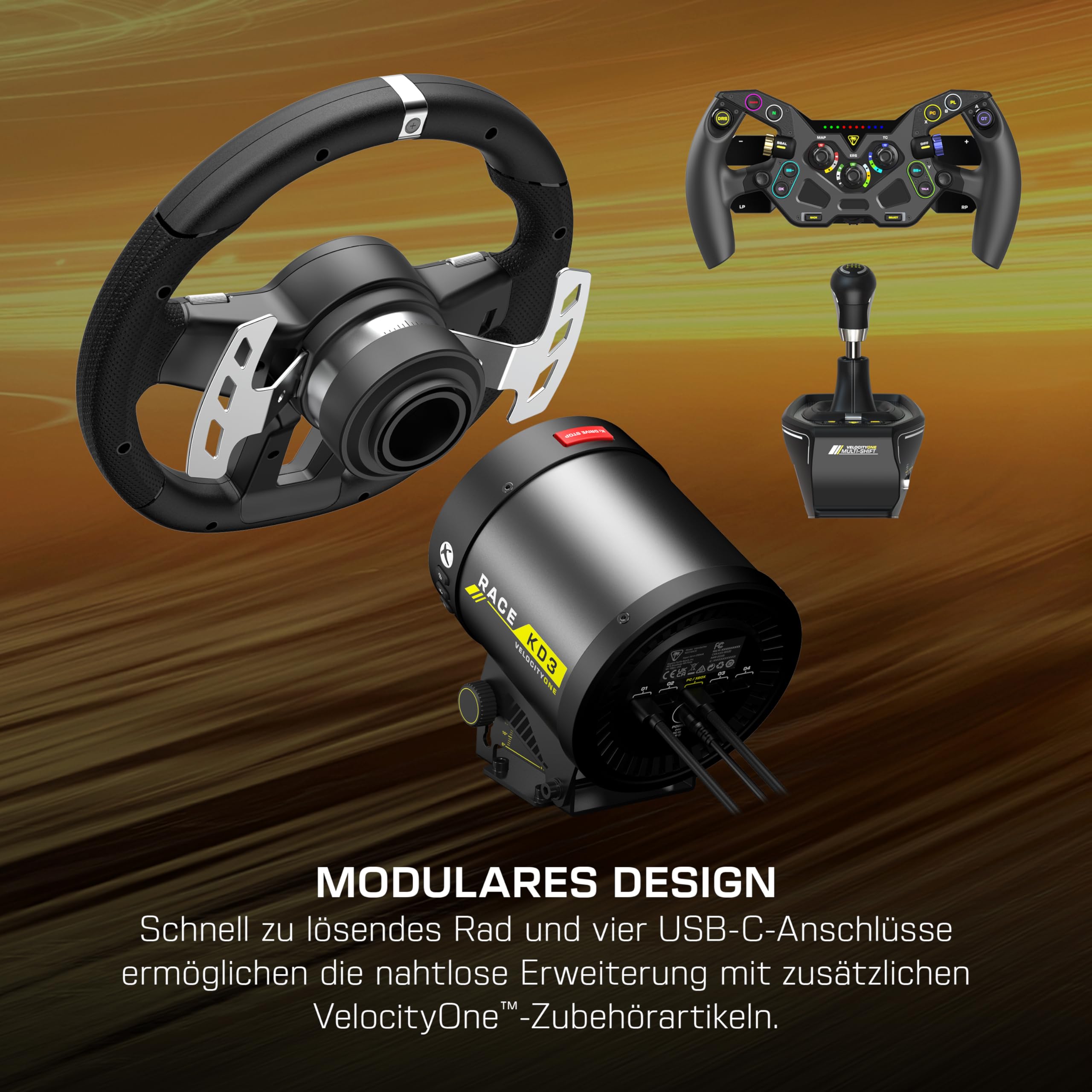 Turtle Beach VelocityOne Race KD3 Direct Drive Force Feedback Racing System - Xbox Series X oder S, Xbox One und Windows PCs 8