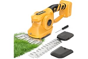 MTIOLHIG Cordless Hedge Trimmer for Dewalt 20V Max Battery: 2 in 1 Electric Hedge Trimmer Cordless Grass Shear & Bush Trimmer - Handheld Grass Trimmer for Garden Yard Lawn Shrubbery Cutter(Bare Tool)