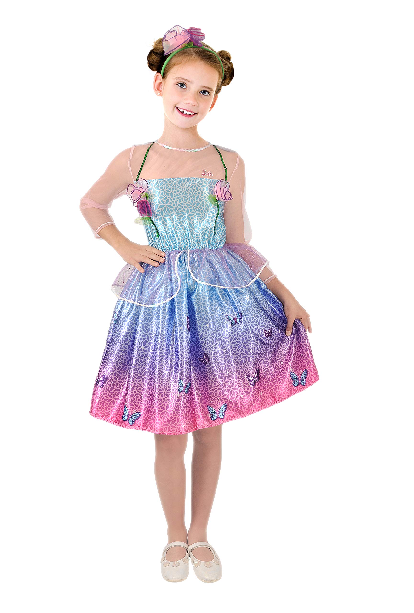 Barbie Primavera Spring Princess Costume Dress Disguise Official Girl - Perfect for little princesses - Size 4-5 years