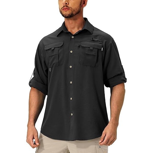 Hiking Shirt Men Lightweight: Quick Dry UPF 50 Long Sleeve Fishing Shirt For Outdoor Activities From Kong01, $21.67 - View #2