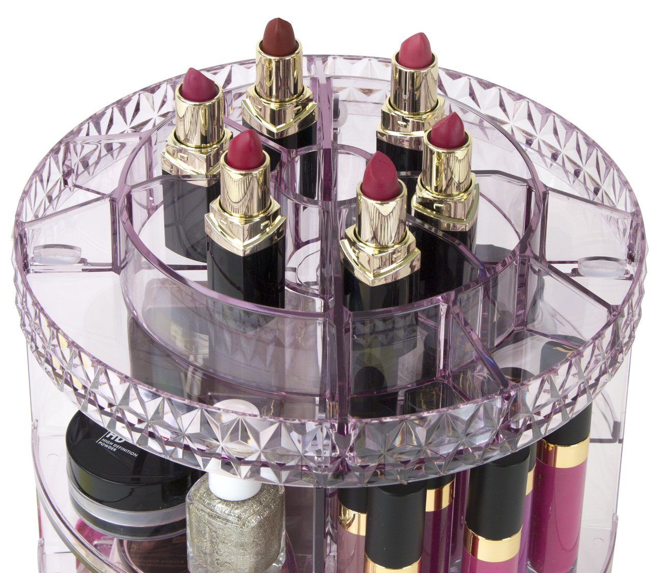 Sorbus Rotating Makeup Organizer, 360° Rotating Adjustable Carousel