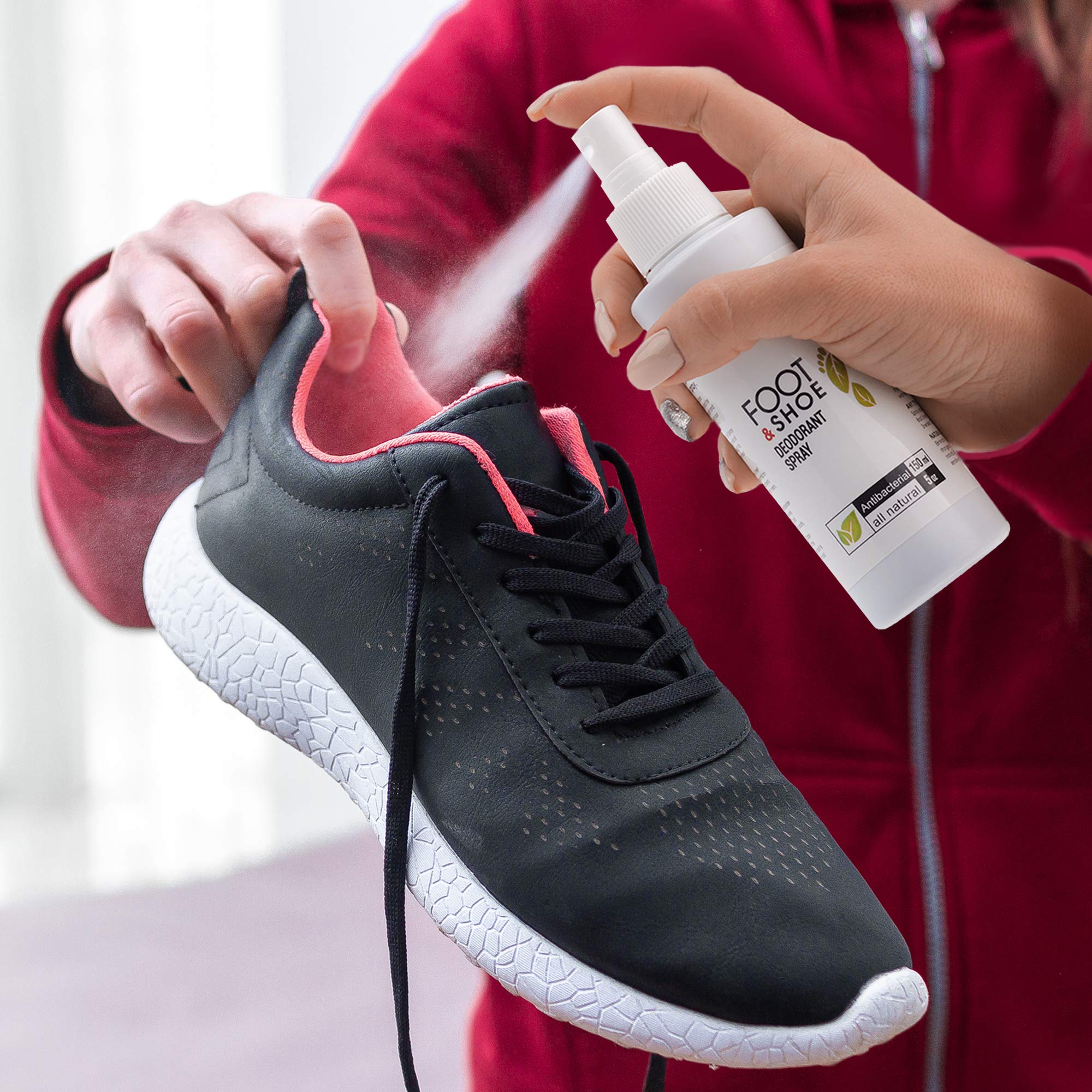 Shoe Deodorizer and Foot Odor Eliminator Spray Strong Feet & Shoe