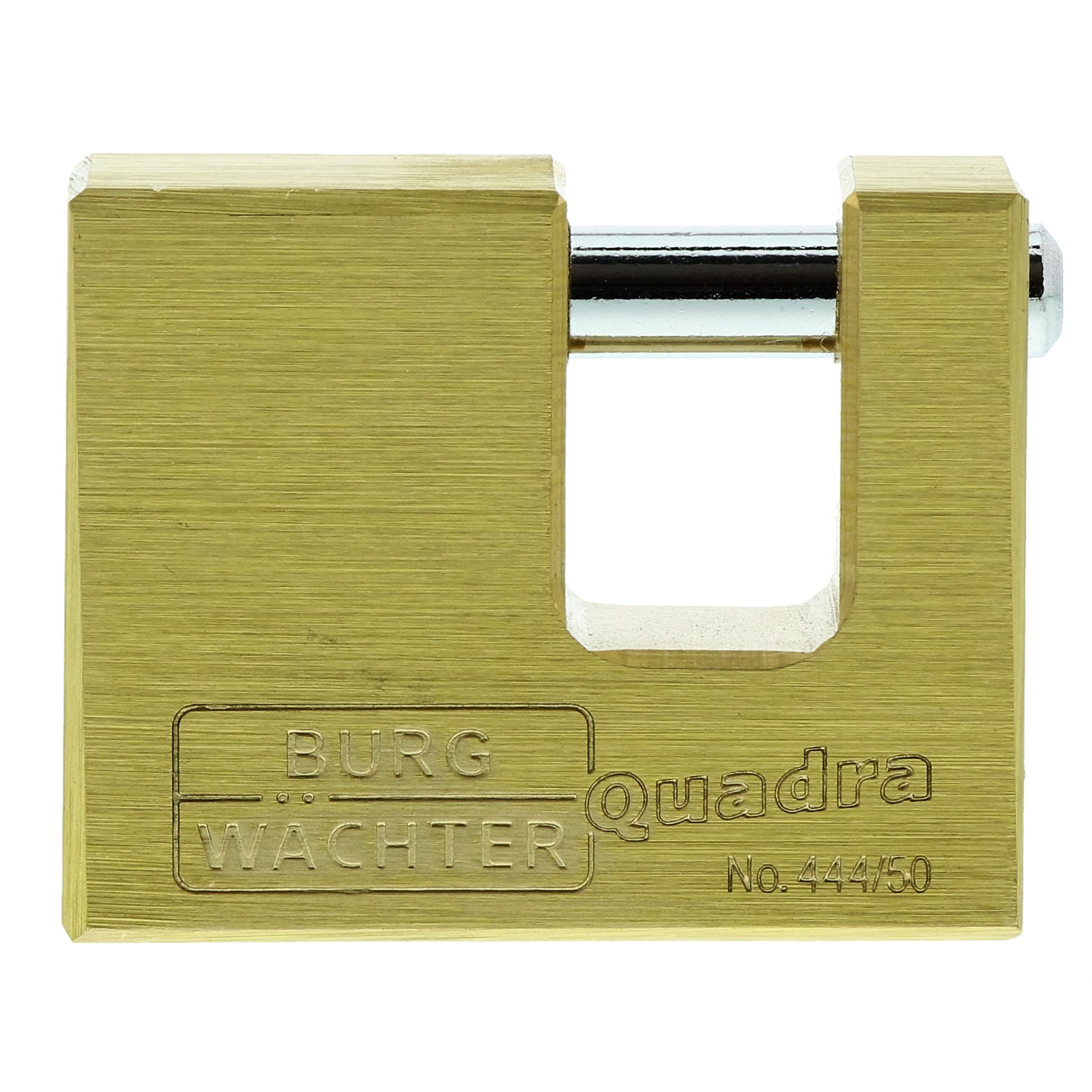 Burg-Wächter Quadra 444 50 SB Padlock 7 mm Pinch protection Shackle Thickness 1 item 2 Keys