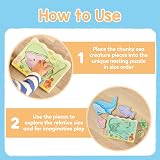 Orchard Toys Under The Sea Nesting Puzzles Wood Ocean Theme 1 Year view 3