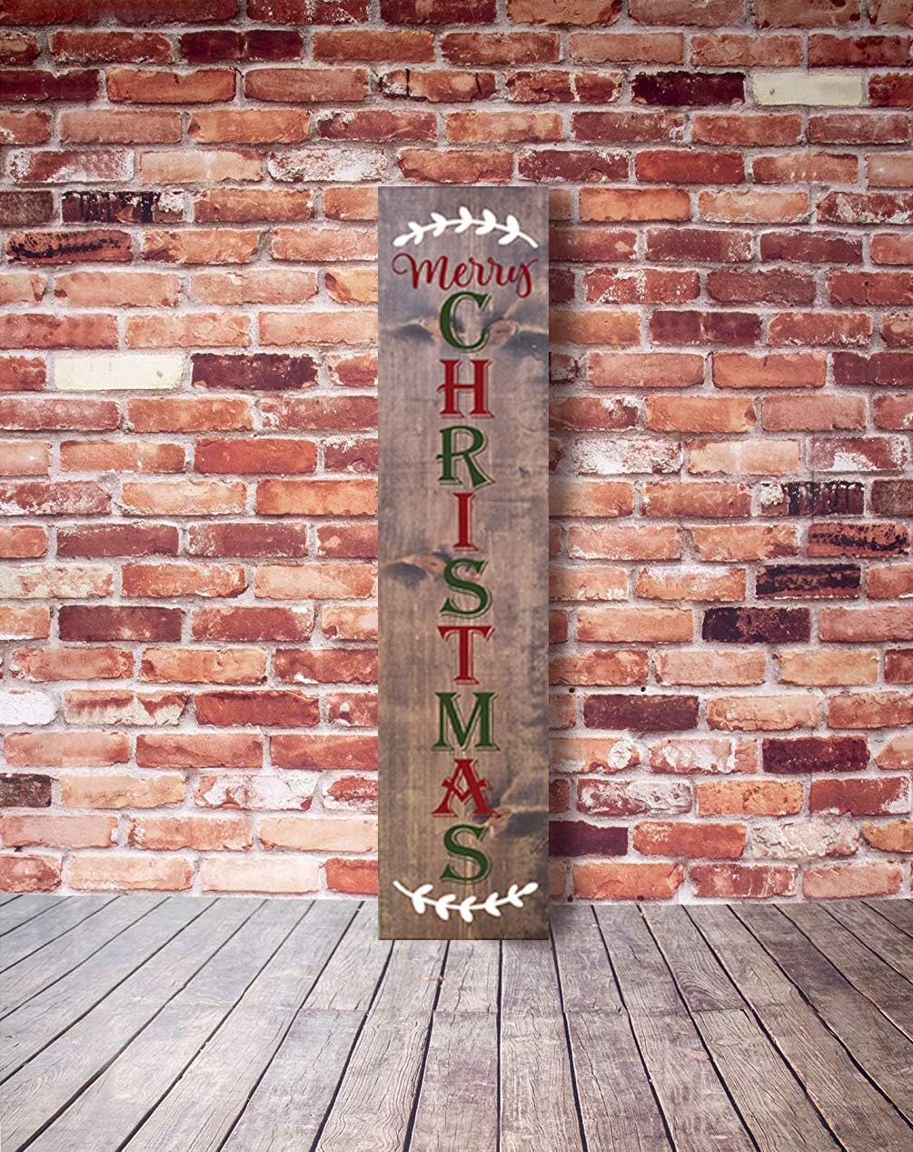 Christmas wall plaque Amazon.com: Wuuuu Merry Christmas Porch Sign, Vertical Christmas Porch Sign, Front Door Decor